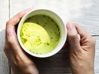 Leave Matcha Slim steep and drink before meals