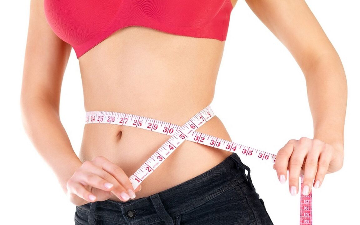 measuring the waist when losing weight by 10 kg per month